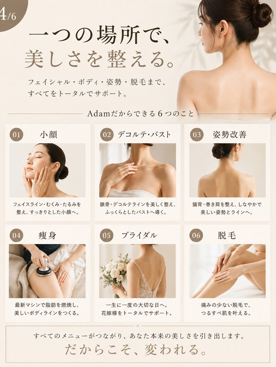 美しさは、変えられます
