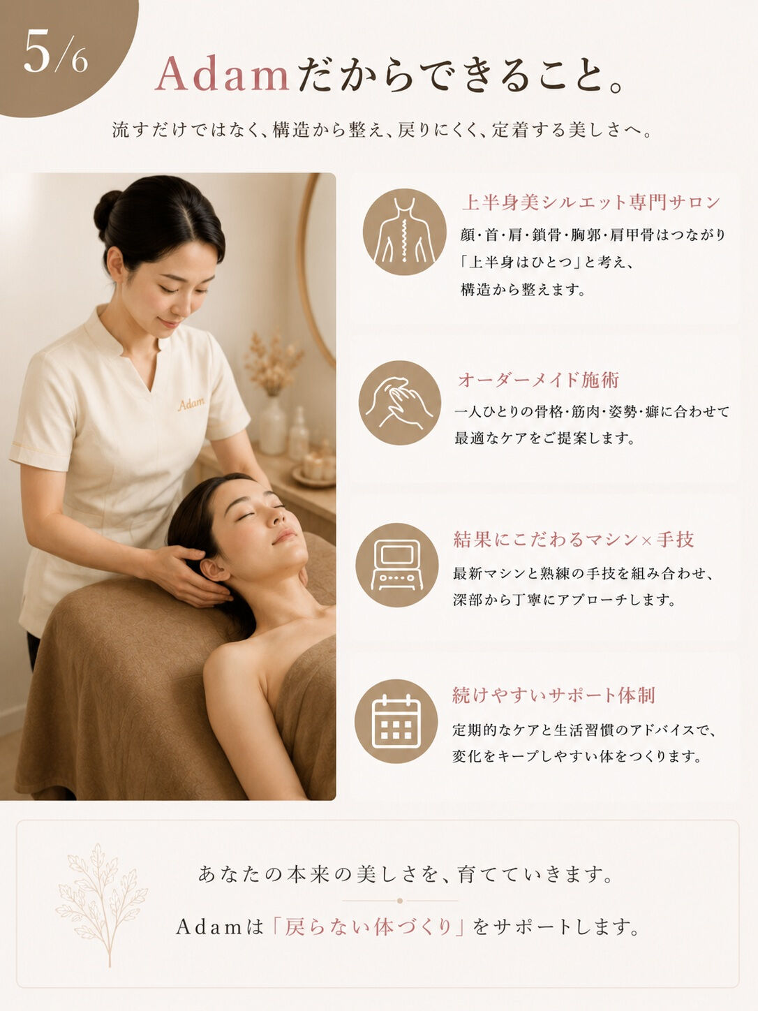 顔だけ変えても、また戻ってしまう