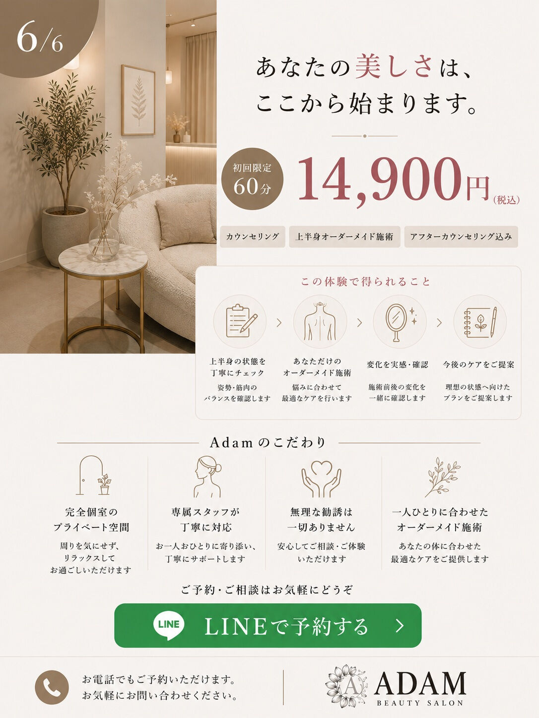顔だけ変えても、また戻ってしまう