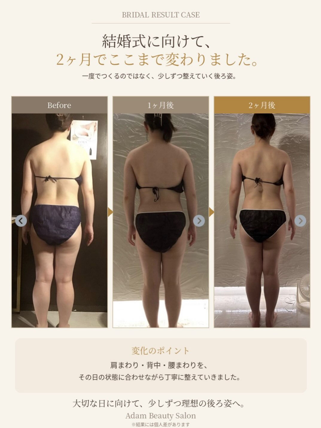 結婚式に向けて、現在2ヶ月目