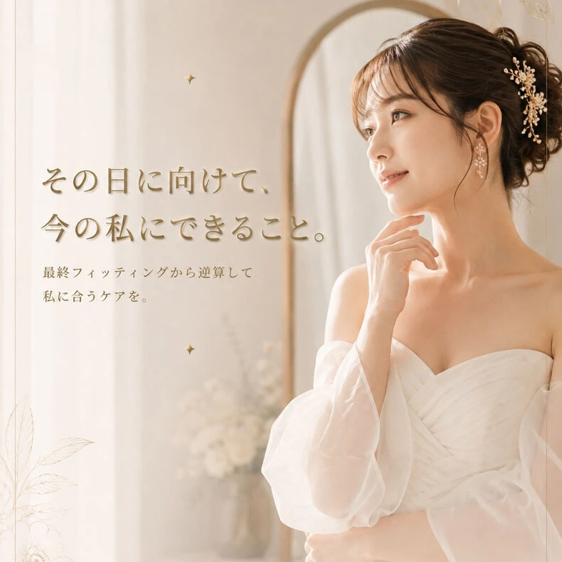 画像1868：「花嫁美容って、いつから始めればいいんだろう？」
