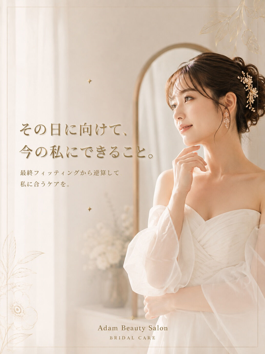「花嫁美容って、いつから始めればいいんだろう？」