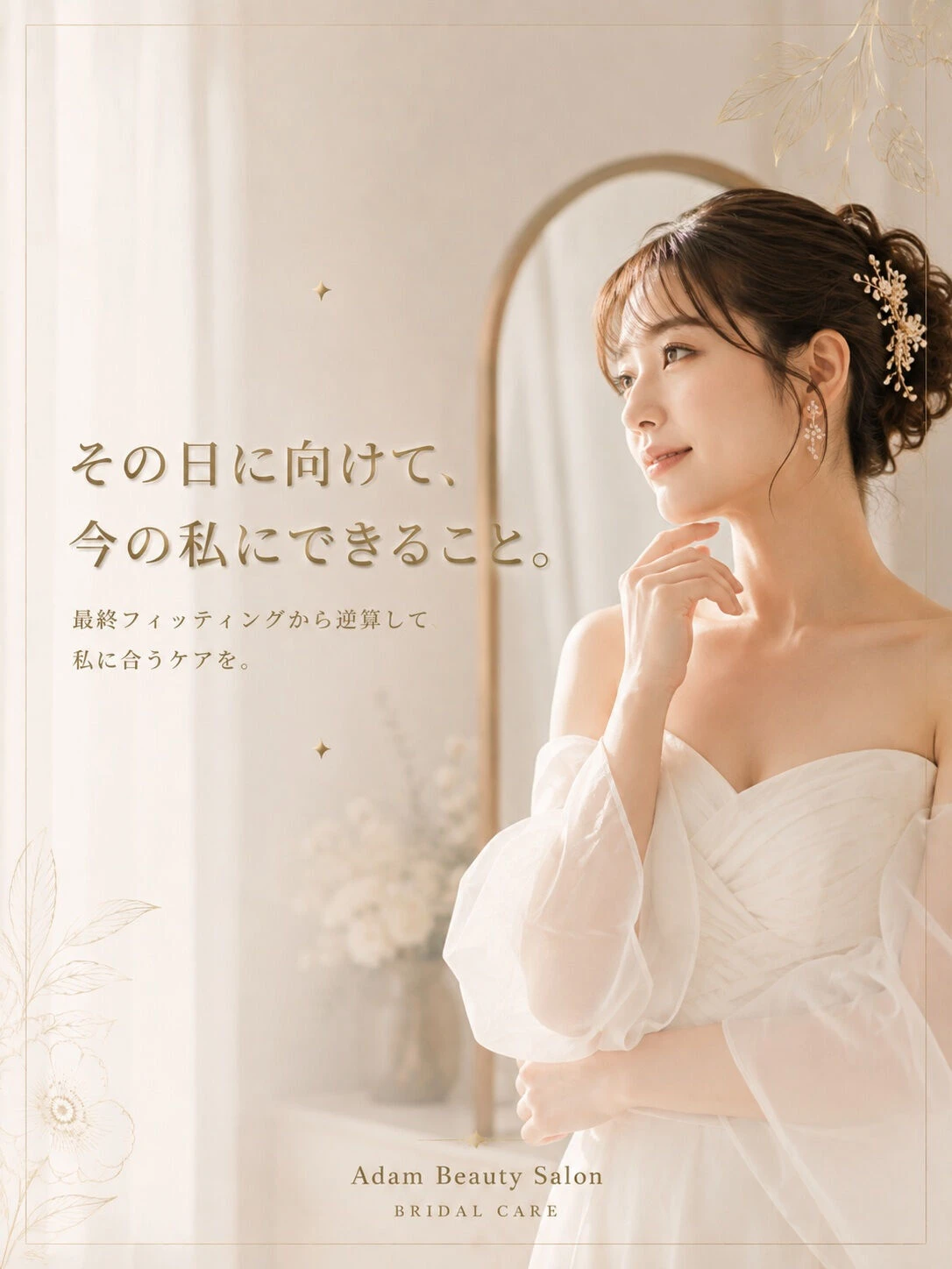 「花嫁美容って、いつから始めればいいんだろう？」